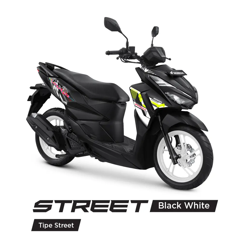 Vario125 Hitam Putih